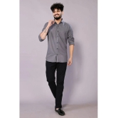 Anand Cotton Blend Regular Fit Solids Full Sleeves Mens Casual Shirt - Grey ( Pack of 1 ) - None