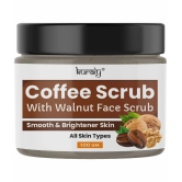 KURAIY Coffee Smooth And Brighter Skin Face Scrub for All Skin Types 100g (Pack Of 2)