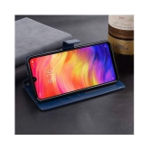 Vivo U10 Flip Cover by NBOX - Blue Viewing Stand and pocket - Blue