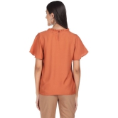 Shffl - Polyester Rust Women's Regular Top ( Pack of 1 ) - None