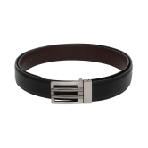 Loopa Black PU Formal Belt - 38