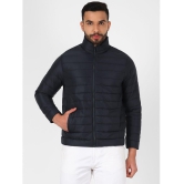 UrbanMark Men Navy Regular Fit Light Weight Puffer Jacket - None