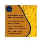 Vedicine Wild Kasturi Amba Haldi Turmeric Orange Peel Rose Petal Neem Leaf Powder for Face (400 g)