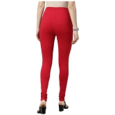 Jcss - Red Lycra Women's Leggings ( Pack of 1 ) - XXL