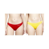 IC4 Cotton Lycra Bikini Panties - Pack of 2 - M