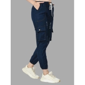 DKGF Fashion - Navy Blue Denim Jogger Womens Jeans ( Pack of 1 ) - None