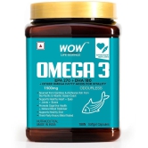 WOW Life Science Omega-3 1500mg Capsules with Fish oil - EPA 270 + DHA 180 Enriched - 180 Capsule