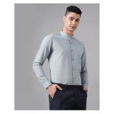 Paul Street Linen Slim Fit Solids Full Sleeves Mens Casual Shirt - Blue ( Pack of 1 ) - None