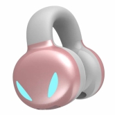 YX03 Open Ear Headphone Bluetooth 5.3 Wireless Bluetooth Headset Waterproof Sport Running Clip-on Earphone-Pink