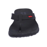 UniStar Robust Black Slippers - 8