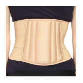 Jarvis Lumbar Sacral (LS) Waist Belt for Men & Women Back Pain Relief, Slip Disc Back / Lumbar Support  (Beige, X-Large) - None