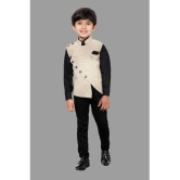 DKG Fashion - Beige Cotton Blend Boys Shirt & Pants ( Pack of 1 ) - None