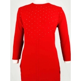 Woollen with Stone Work-Red / S-L