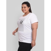 Neo Garments - White Cotton Regular Fit Womens T-Shirt ( Pack of 1 ) - 7XL