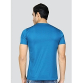 Supersquad Polyester Regular Fit Solid Half Sleeves Mens T-Shirt - Aqua Blue ( Pack of 1 ) - None