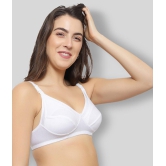 KYODO - White Cotton Blend Non - Padded Women's Everyday Bra ( Pack of 1 ) - 40B