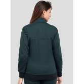 YHA Fleece Womens Zippered Sweatshirt ( Green ) - None