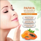 Soundarya Herbs Papaya Facial Kit For Blemish Free and Fairer Skin Hydrated & Brightening Fresh Looking Skin, All Skin Types, No Parabens & Sulphates, Pack Of 2