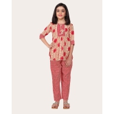 Girls Casual Kurta and Trouser Set-Pink / 7 - 8 Years