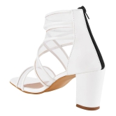 Shoetopia - White Women''s Sandal Heels - None