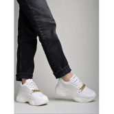 Shoetopia White Womens Sneakers - None