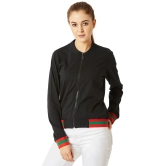 Miss Chase Cotton Black Bomber Jackets - XL