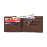 samtroh Brown PU Mens Two Fold Wallet ( Pack of 1 ) - Brown