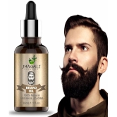 PURE Jangali ORGANICS Lite Beard and Moustache Oil, 30 ml | Non-Sticky, Light Beard Oil