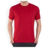 SKYRISE Cotton Red Solids T-Shirt - None