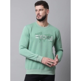 Rodamo Men Green Printed Sweatshirt