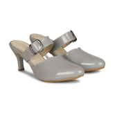 Ishransh - Gray Women's Mules Heels - None