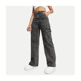 Radprix - Dark Grey Denim Regular Fit Womens Jeans ( Pack of 1 ) - None