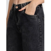 AngelFab - Black Denim Straight Fit Women''s Jeans ( Pack of 1 ) - None