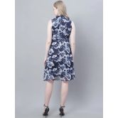 MINI & MING Women Floral Print Georgette Fit & Flare Dress