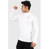 Fuaark White Polyester Slim Fit Mens Sports T-Shirt ( Pack of 1 ) - None