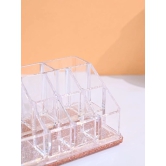 6-Compartment Clear Acrylic Makeup Organizer