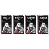 Manforce Chocolate flavor condom 10 Pcs x Pack of 4