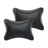 Auto Hub Neck Cushions Set of 2 Black