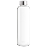 Treo By Milton Clarion Borosilicate Glass Water Bottle, 760 ml, Transparent | Microwave Safe | Leak Proof | BPA Free | Scratch Resistant | Dishwasher Safe | Odour Free - Transparent