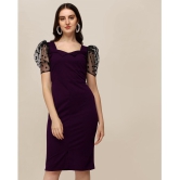 Sheetal associates - Purple Polyester Blend Women's Bodycon Dress ( Pack of 1 ) - None