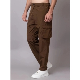 YHA Brown Polyester Mens Sports Trackpants ( Pack of 1 ) - None