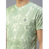 Diaz Cotton Blend Regular Fit Printed Half Sleeves Mens T-Shirt - Green ( Pack of 1 ) - None