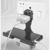 Red Extension Cord Holder with Phone Holder