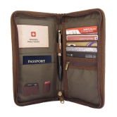 Swiss Military TW2 Nylon Brown Passport Holder