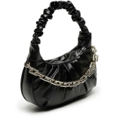 Lychee bags Women Pu  Gathered Shoulder Bag