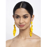 YOUBELLA Yellow Danglers Earrings ( Pack of 1 ) - Yellow