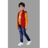 DKGF Fashion - Maroon Cotton Blend Boys Shirt & Jeans ( Pack of 1 ) - None