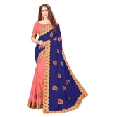 ofline selection Blue Dola Silk Saree