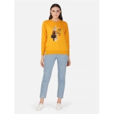 CHOZI Fleece Womens Non Hooded Sweatshirt ( Yellow ) - None