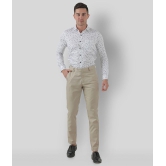 Inspire Clothing Inspiration - Beige Polycotton Slim - Fit Men's Formal Pants ( Pack of 1 ) - None